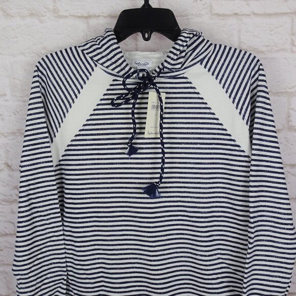 NWT Splendid Pullover Stripe Lounge Hoodie Athleisure Active XS - Picture 5 of 11
